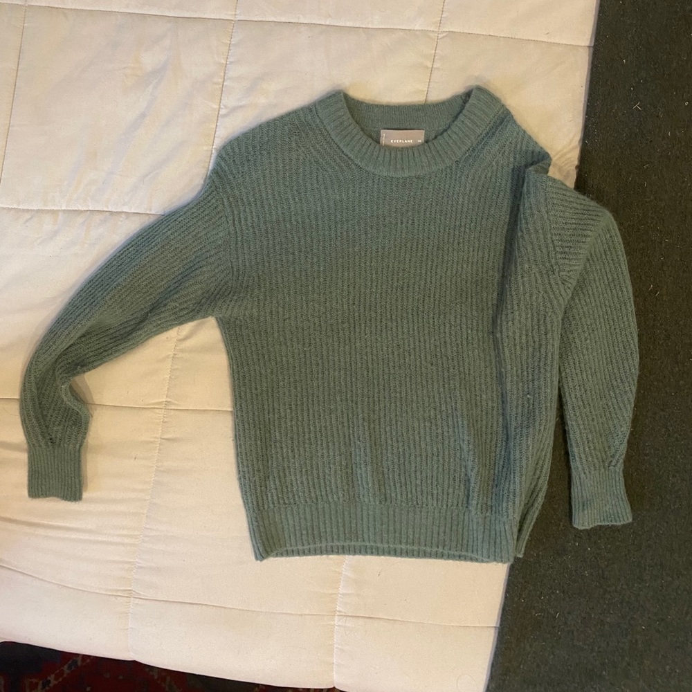 Oversized Alapaca Crew Sweater—sold out color!